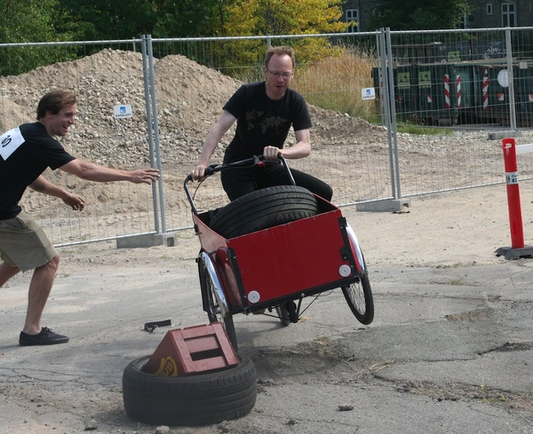 K4RGO - Christiania red at Cargo bike competition med