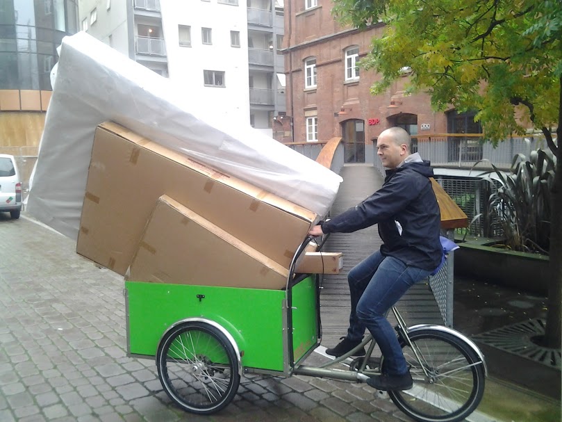 Collecting a double bed