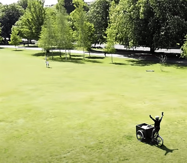 Christiania - Brickhouse Community Food Bank, from video, May 2020 (2)